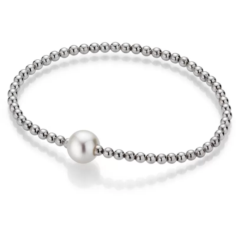 Gellner Sølvarmbånd-Armbånd, Flex Ferskvannsperle