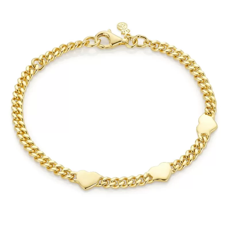 David-Andersen Sølvarmbånd-Armbånd, Panserhjerte