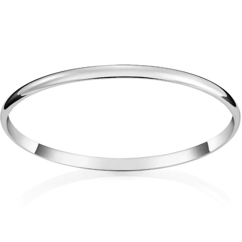 David-Andersen Sølvarmbånd-Armring, Hvelvet/Buet 4Mm