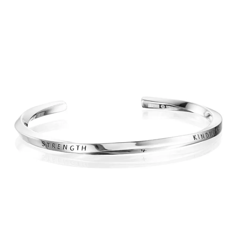 Efva Attling Sølvarmbånd-Armring, Strength & Kindness