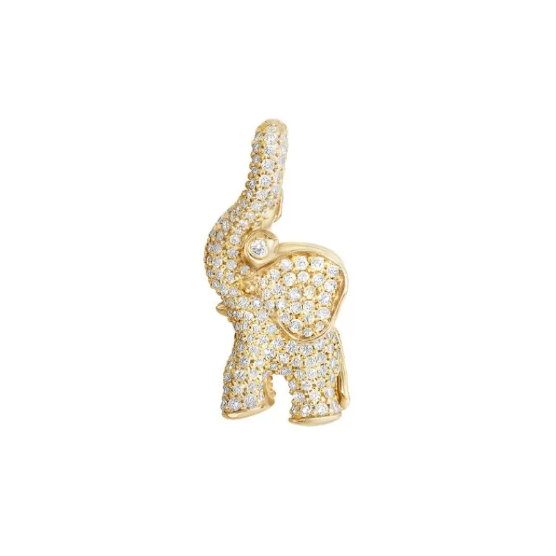 Ole Lynggaard Copenhagen Kun Anheng-Charm, Elephant Pave
