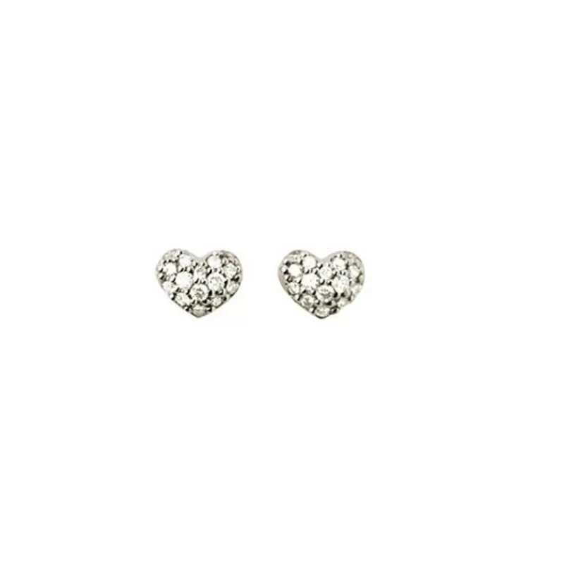 Ole Lynggaard Copenhagen Gulløredobber-Hearts Orepynt Diamanter