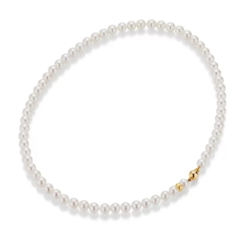 Gellner Halssmykker Med Perle-Kjede, Akoyaperler 6-6,5 Mm