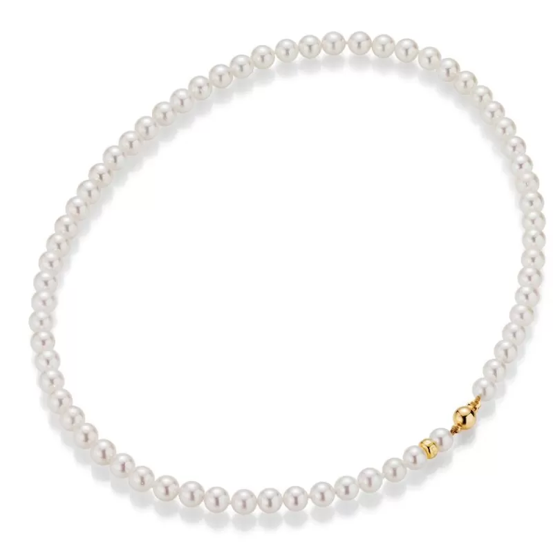 Gellner Halssmykker Med Perle-Kjede, Akoyaperler 6-6,5 Mm