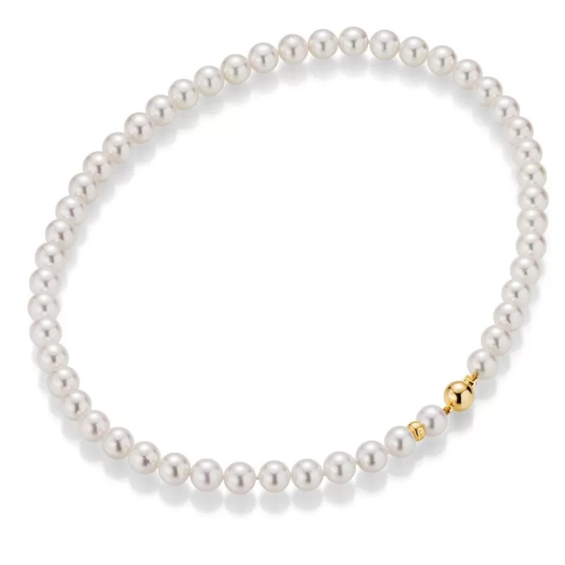 Gellner Halssmykker Med Perle-Kjede, Akoyaperler 8-8,5 Mm