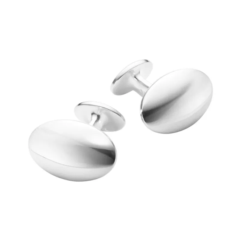 Georg Jensen Mansjettknapper-Mansjettknapper, Men'S Classic Oval