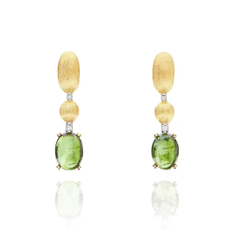 Nanis Gulløredobber-Orepynt, Dancing Tourmalines Gronn Turmalin