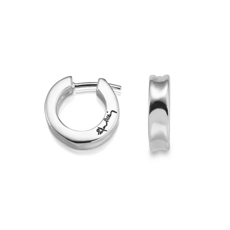 Efva Attling Sølvøredobber-Orepynt, Little Moonwalk Hoops
