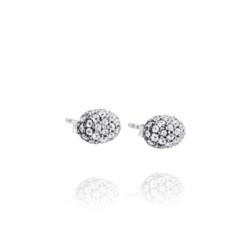 Efva Attling Gulløredobber-Orepynt, Love Bead Diamanter