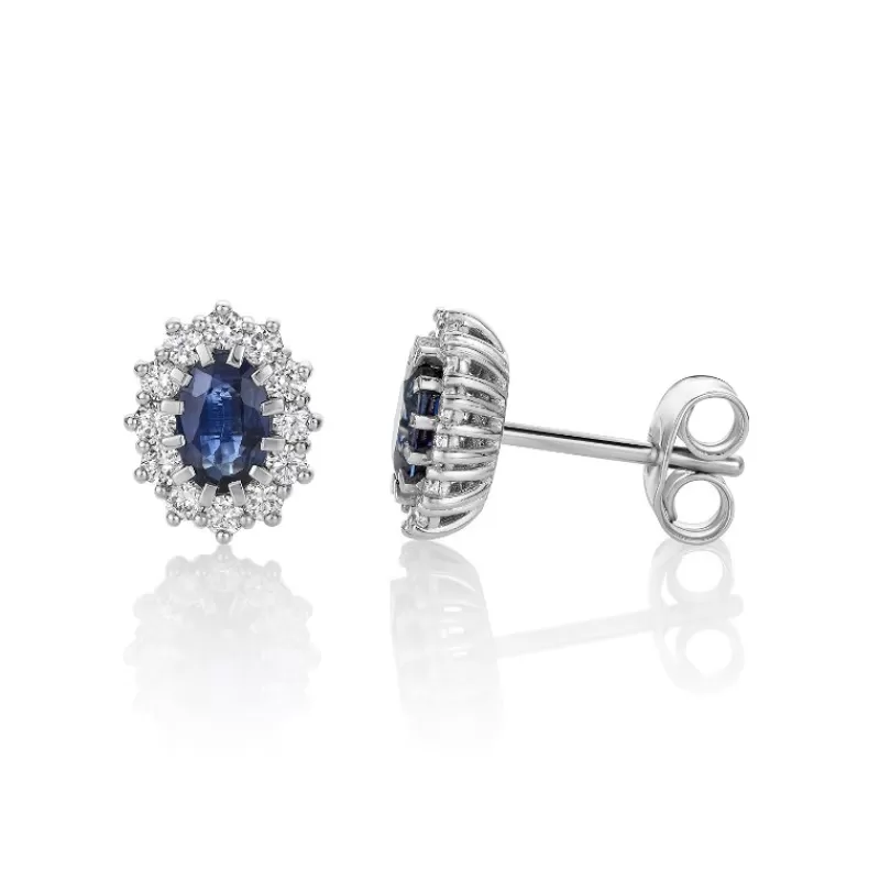 David-Andersen Gulløredobber-Orepynt, Rosett Safir