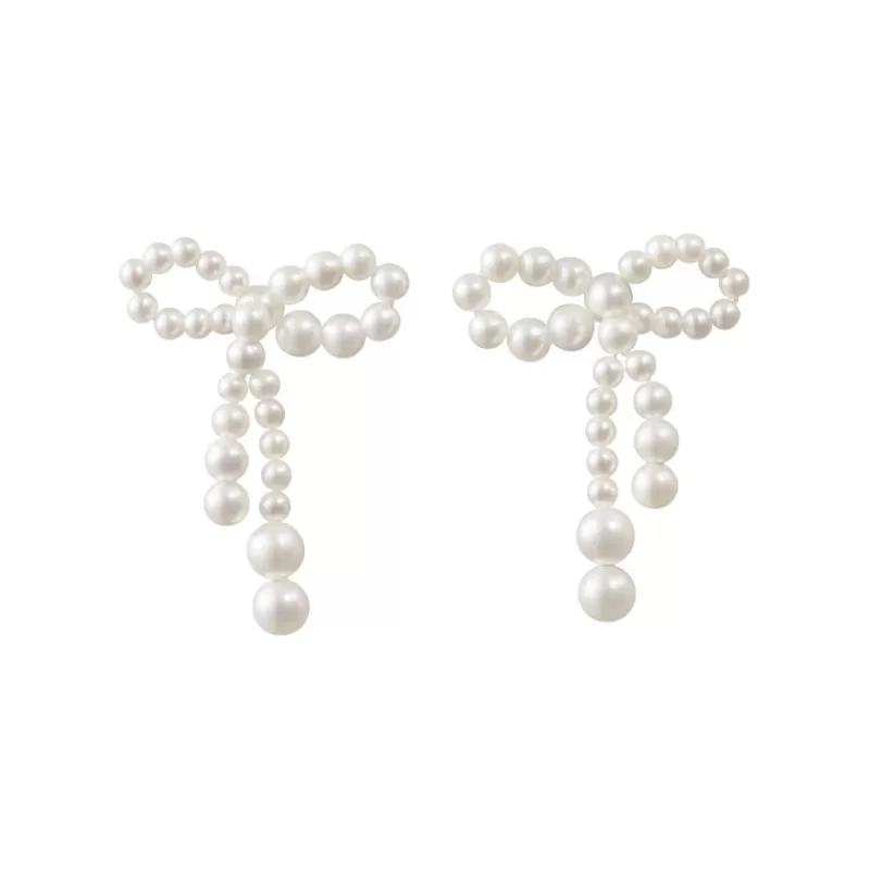 Sophie Bille Brahe Perleøredobber-Orepynt. Rosette De Perles