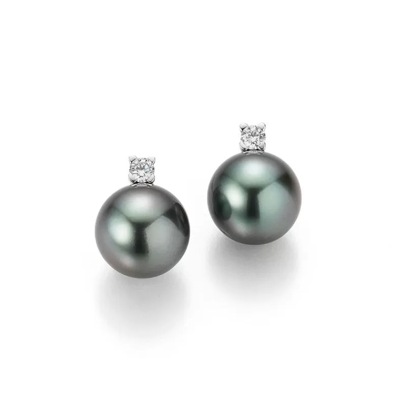 Gellner Gulløredobber-Orepynt, Tahitiperler (11-12 Mm) Og Diamanter