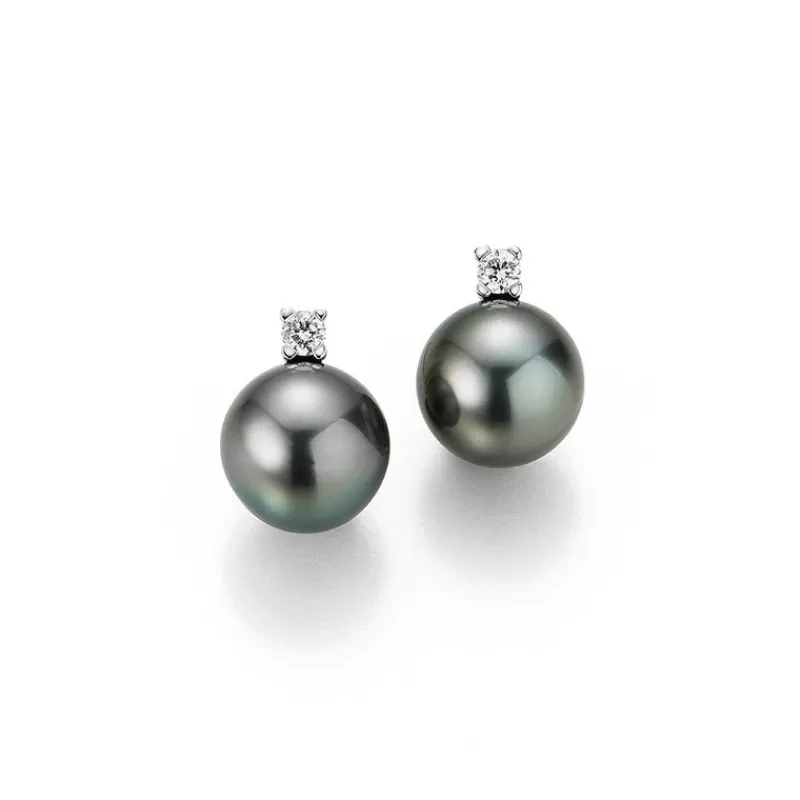 Gellner Gulløredobber-Orepynt, Tahitiperler (9-10Mm) Og Diamanter