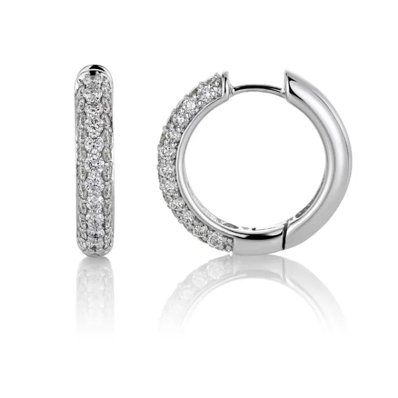 David-Andersen Gulløredobber-Øreringer, Diamanter 2,00 Ct
