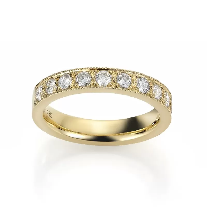 David-Andersen Diamantringer-Ring, Allianse Milligriff