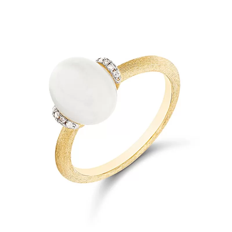 Nanis Gullringer-Ring, Amuleti Hvit Manesten