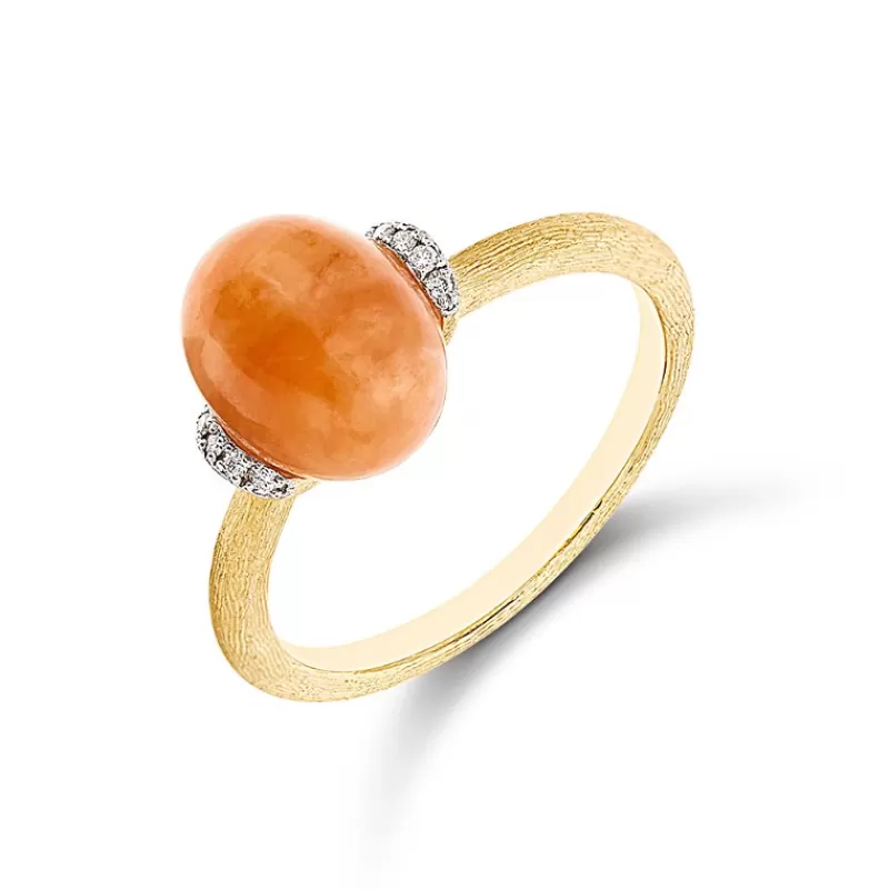 Nanis Gullringer-Ring, Amuleti Orange Aventurine