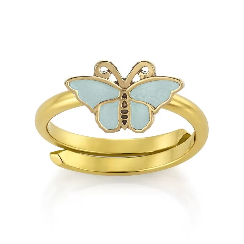 David-Andersen Sølvringer-Ring Barn, Sommerfugl Mint