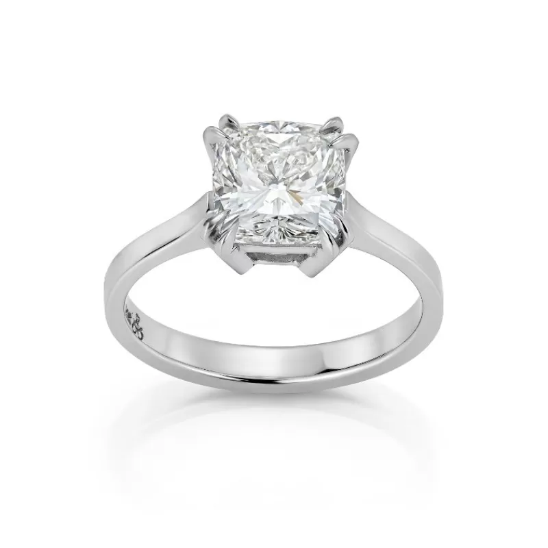 David-Andersen Diamantringer-Ring, Cushion 2,52 Ct