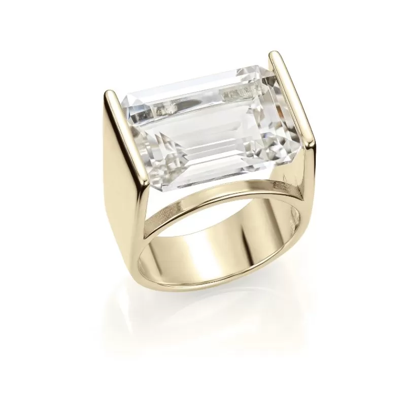 David-Andersen Gullringer-Ring, D-A Arkiv 1970 Bergkrystall