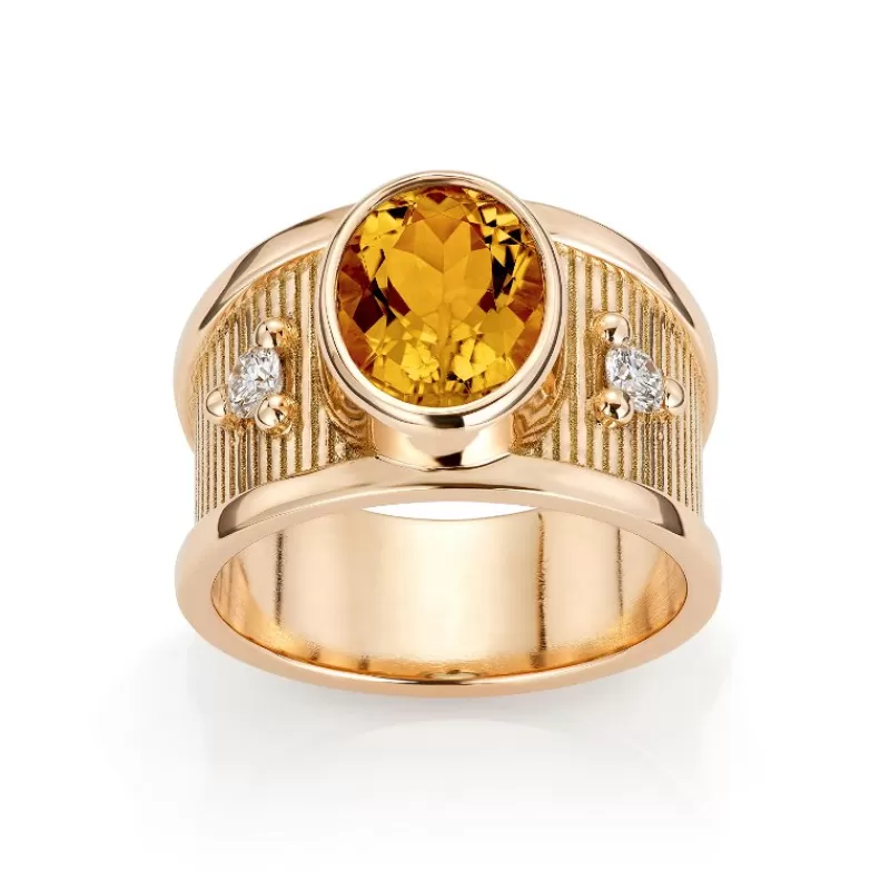 David-Andersen Gullringer-Ring, Deco Citrin