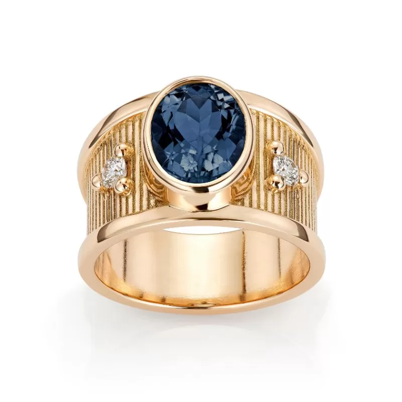 David-Andersen Gullringer-Ring, Deco London Bla Topas