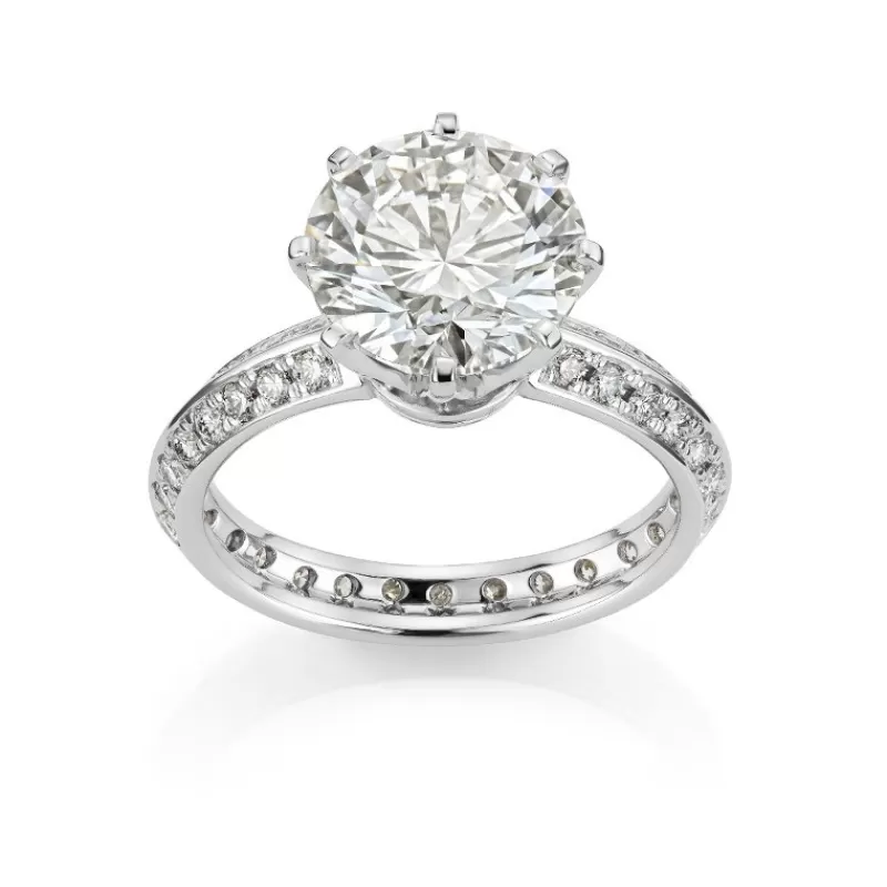 David-Andersen Diamantringer-Ring, Enstens Pave (4,86 Ct)