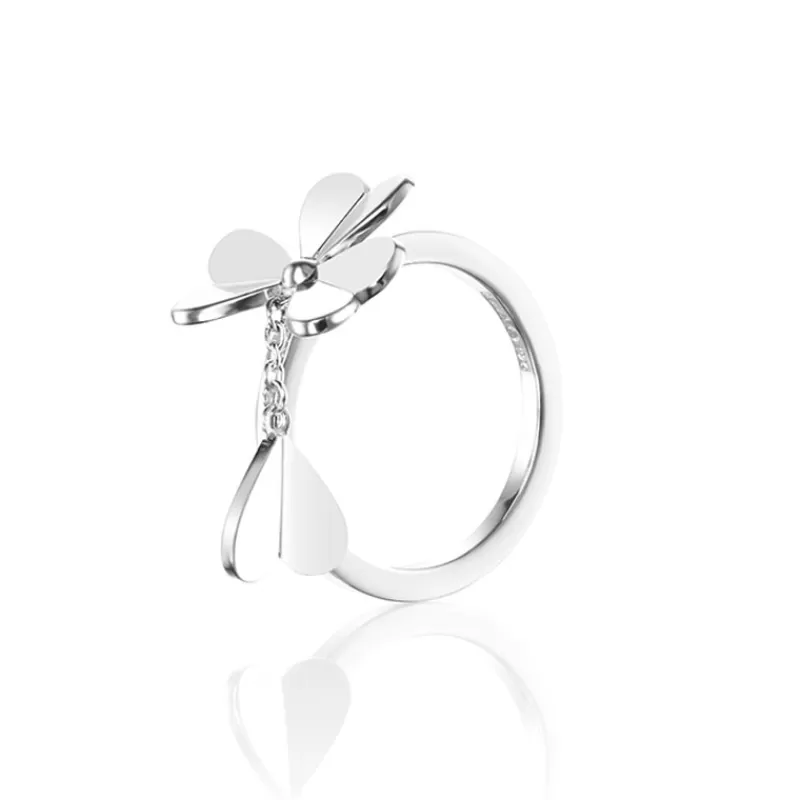 Efva Attling Sølvringer-Ring, Four Clover