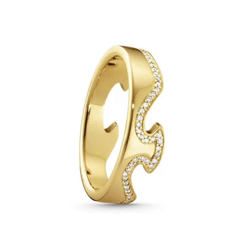 Georg Jensen Diamantringer-Ring, Fusion Endestykke