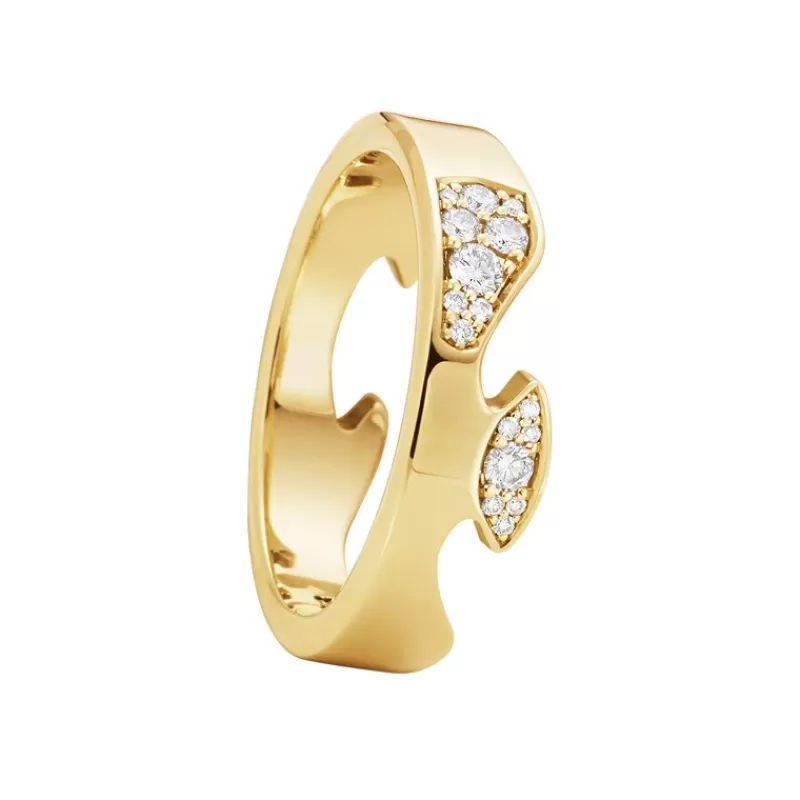 Georg Jensen Diamantringer-Ring, Fusion Endestykke