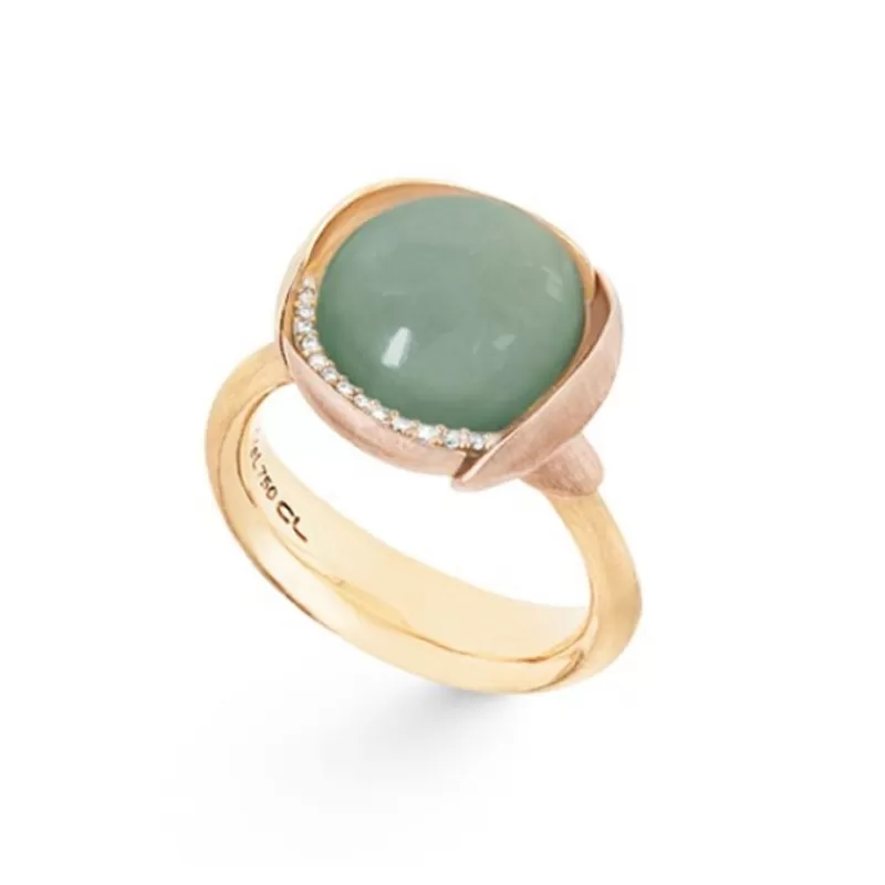 Ole Lynggaard Copenhagen Diamantringer-Ring, Lotus Str 3 Akvamarin