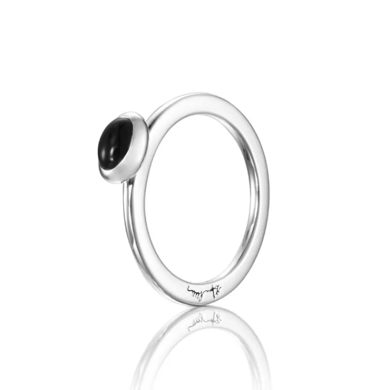 Efva Attling Sølvringer-Ring, Love Bead Onyx