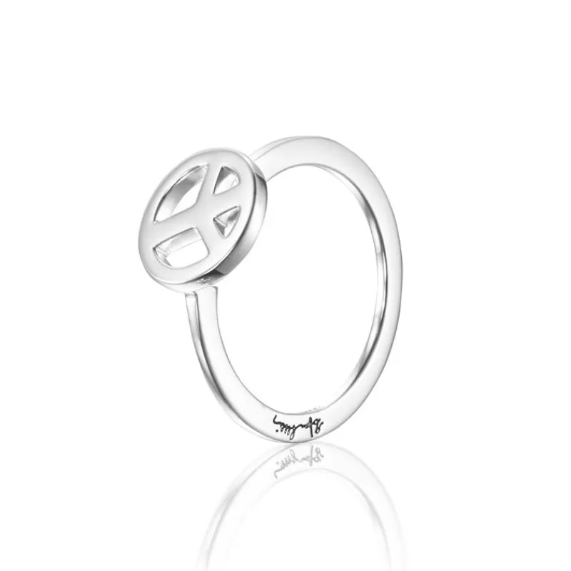 Efva Attling Sølvringer-Ring, Peace