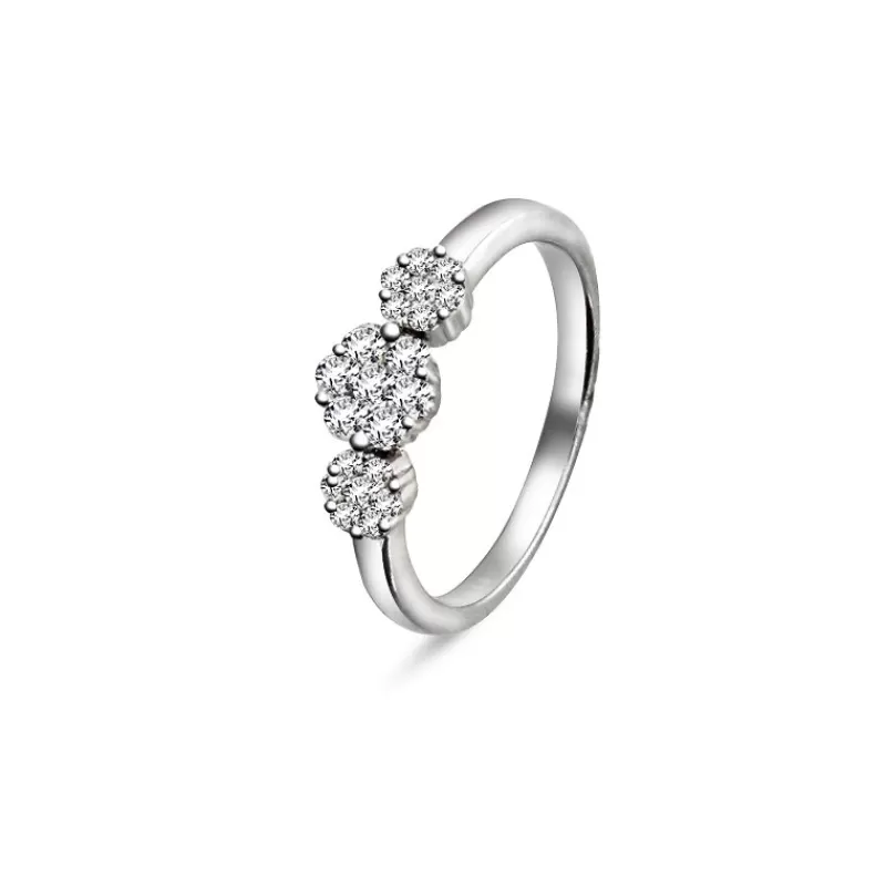David-Andersen Diamantringer-Ring, Rosett (0,48 Ct)