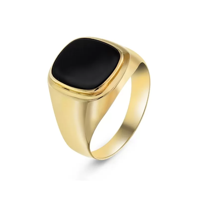 David-Andersen Gullringer-Ring, Signet Onyx