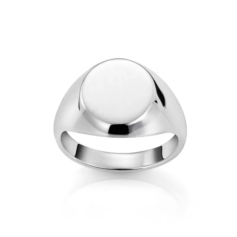 David-Andersen Sølvringer-Ring, Signet Oval