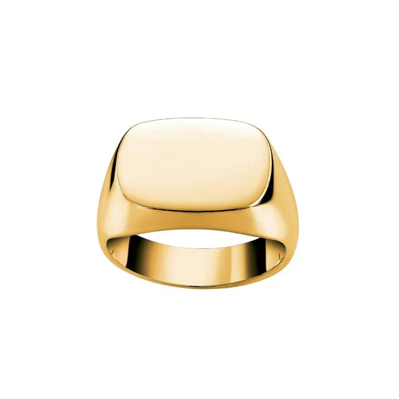 David-Andersen Gullringer-Ring, Signet Rektangulaer