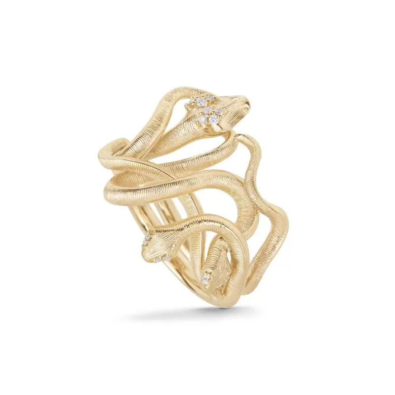 Ole Lynggaard Copenhagen Gullringer-Ring, Snake Medusa