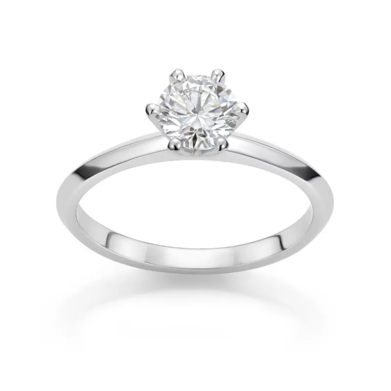 David-Andersen Diamantringer-Ring, Solitaer 0,70 Ct