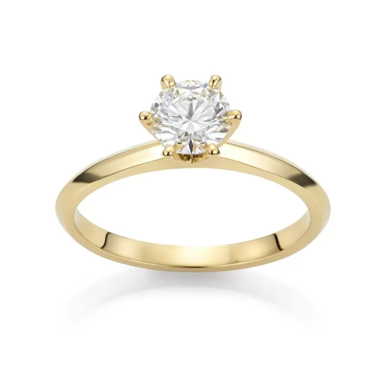 David-Andersen Diamantringer-Ring, Solitaer 0,70Ct