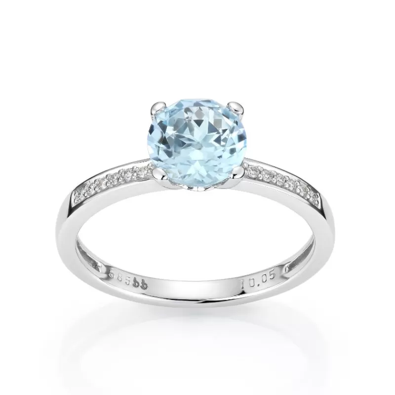David-Andersen Gullringer-Ring, Topas Og Diamanter
