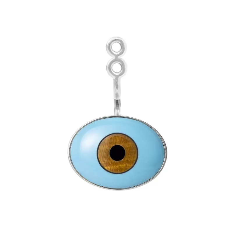Ole Lynggaard Copenhagen Sølvøredobber-Vedheng, Evil Eye
